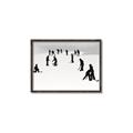 Picture of Kids Playing Hockey Outdoors _GroupedProduct_Rectangle_Landscape_Mini_ _GroupedProduct_Rectangle_Landscape_Canvas_Framed_