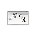 Picture of Kids Playing Hockey Outdoors _GroupedProduct_Rectangle_Landscape_Mini_ _GroupedProduct_Rectangle_Landscape_Canvas_Framed_