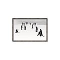 Picture of Kids Playing Hockey Outdoors _GroupedProduct_Rectangle_Landscape_Mini_ _GroupedProduct_Rectangle_Landscape_Canvas_Framed_