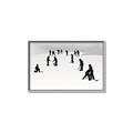 Picture of Kids Playing Hockey Outdoors _GroupedProduct_Rectangle_Landscape_Mini_ _GroupedProduct_Rectangle_Landscape_Canvas_Framed_