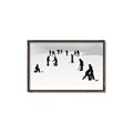 Picture of Kids Playing Hockey Outdoors _GroupedProduct_Rectangle_Landscape_Mini_ _GroupedProduct_Rectangle_Landscape_Canvas_Framed_