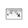 Picture of Kids Playing Hockey Outdoors _GroupedProduct_Rectangle_Landscape_Mini_ _GroupedProduct_Rectangle_Landscape_Canvas_Framed_