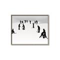 Picture of Kids Playing Hockey Outdoors _GroupedProduct_Rectangle_Landscape_Mini_ _GroupedProduct_Rectangle_Landscape_Canvas_Framed_