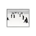 Picture of Kids Playing Hockey Outdoors _GroupedProduct_Rectangle_Landscape_Mini_ _GroupedProduct_Rectangle_Landscape_Canvas_Framed_