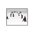 Picture of Kids Playing Hockey Outdoors _GroupedProduct_Rectangle_Landscape_Mini_ _GroupedProduct_Rectangle_Landscape_Canvas_Framed_