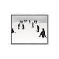 Picture of Kids Playing Hockey Outdoors _GroupedProduct_Rectangle_Landscape_Mini_ _GroupedProduct_Rectangle_Landscape_Canvas_Framed_