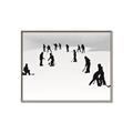 Picture of Kids Playing Hockey Outdoors _GroupedProduct_Rectangle_Landscape_Mini_ _GroupedProduct_Rectangle_Landscape_Canvas_Framed_