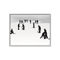 Picture of Kids Playing Hockey Outdoors _GroupedProduct_Rectangle_Landscape_Mini_ _GroupedProduct_Rectangle_Landscape_Canvas_Framed_