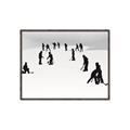 Picture of Kids Playing Hockey Outdoors _GroupedProduct_Rectangle_Landscape_Mini_ _GroupedProduct_Rectangle_Landscape_Canvas_Framed_
