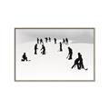 Picture of Kids Playing Hockey Outdoors _GroupedProduct_Rectangle_Landscape_Mini_ _GroupedProduct_Rectangle_Landscape_Canvas_Framed_