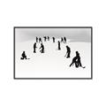 Picture of Kids Playing Hockey Outdoors _GroupedProduct_Rectangle_Landscape_Mini_ _GroupedProduct_Rectangle_Landscape_Canvas_Framed_