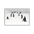 Picture of Kids Playing Hockey Outdoors _GroupedProduct_Rectangle_Landscape_Mini_ _GroupedProduct_Rectangle_Landscape_Canvas_Framed_