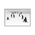 Picture of Kids Playing Hockey Outdoors _GroupedProduct_Rectangle_Landscape_Mini_ _GroupedProduct_Rectangle_Landscape_Canvas_Framed_