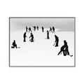 Picture of Kids Playing Hockey Outdoors _GroupedProduct_Rectangle_Landscape_Mini_ _GroupedProduct_Rectangle_Landscape_Canvas_Framed_
