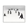 Picture of Kids Playing Hockey Outdoors _GroupedProduct_Rectangle_Landscape_Mini_ _GroupedProduct_Rectangle_Landscape_Canvas_Framed_