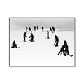 Picture of Kids Playing Hockey Outdoors _GroupedProduct_Rectangle_Landscape_Mini_ _GroupedProduct_Rectangle_Landscape_Canvas_Framed_