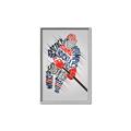 Picture of Hockey Words Player _GroupedProduct_Rectangle_Portrait_Mini_ _GroupedProduct_Rectangle_Portrait_Canvas_Framed_