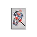 Picture of Hockey Words Player _GroupedProduct_Rectangle_Portrait_Mini_ _GroupedProduct_Rectangle_Portrait_Canvas_Framed_