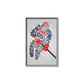 Picture of Hockey Words Player _GroupedProduct_Rectangle_Portrait_Mini_ _GroupedProduct_Rectangle_Portrait_Canvas_Framed_