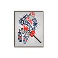 Picture of Hockey Words Player _GroupedProduct_Rectangle_Portrait_Mini_ _GroupedProduct_Rectangle_Portrait_Canvas_Framed_