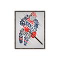 Picture of Hockey Words Player _GroupedProduct_Rectangle_Portrait_Mini_ _GroupedProduct_Rectangle_Portrait_Canvas_Framed_