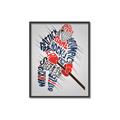 Picture of Hockey Words Player _GroupedProduct_Rectangle_Portrait_Mini_ _GroupedProduct_Rectangle_Portrait_Canvas_Framed_