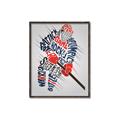 Picture of Hockey Words Player _GroupedProduct_Rectangle_Portrait_Mini_ _GroupedProduct_Rectangle_Portrait_Canvas_Framed_