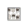 Picture of All the Masks _GroupedProduct_Square_Mini_ _GroupedProduct_Square_Canvas_Framed_