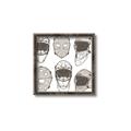 Picture of All the Masks _GroupedProduct_Square_Mini_ _GroupedProduct_Square_Canvas_Framed_
