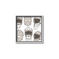 Picture of All the Masks _GroupedProduct_Square_Mini_ _GroupedProduct_Square_Canvas_Framed_