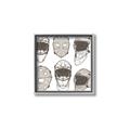 Picture of All the Masks _GroupedProduct_Square_Mini_ _GroupedProduct_Square_Canvas_Framed_