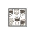 Picture of All the Masks _GroupedProduct_Square_Mini_ _GroupedProduct_Square_Canvas_Framed_
