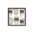 Picture of All the Masks _GroupedProduct_Square_Mini_ _GroupedProduct_Square_Canvas_Framed_