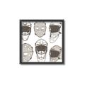 Picture of All the Masks _GroupedProduct_Square_Mini_ _GroupedProduct_Square_Canvas_Framed_