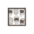 Picture of All the Masks _GroupedProduct_Square_Mini_ _GroupedProduct_Square_Canvas_Framed_