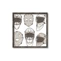 Picture of All the Masks _GroupedProduct_Square_Mini_ _GroupedProduct_Square_Canvas_Framed_