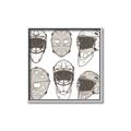 Picture of All the Masks _GroupedProduct_Square_Mini_ _GroupedProduct_Square_Canvas_Framed_