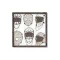 Picture of All the Masks _GroupedProduct_Square_Mini_ _GroupedProduct_Square_Canvas_Framed_