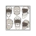 Picture of All the Masks _GroupedProduct_Square_Mini_ _GroupedProduct_Square_Canvas_Framed_