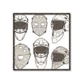 Picture of All the Masks _GroupedProduct_Square_Mini_ _GroupedProduct_Square_Canvas_Framed_