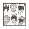 Picture of All the Masks _GroupedProduct_Square_Mini_ _GroupedProduct_Square_Canvas_Framed_