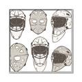 Picture of All the Masks _GroupedProduct_Square_Mini_ _GroupedProduct_Square_Canvas_Framed_