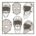 Picture of All the Masks _GroupedProduct_Square_Mini_ _GroupedProduct_Square_Canvas_Framed_