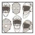 Picture of All the Masks _GroupedProduct_Square_Mini_ _GroupedProduct_Square_Canvas_Framed_