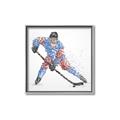 Picture of Dotted Player _GroupedProduct_Square_Mini_ _GroupedProduct_Square_Canvas_Framed_