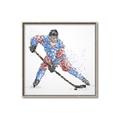 Picture of Dotted Player _GroupedProduct_Square_Mini_ _GroupedProduct_Square_Canvas_Framed_