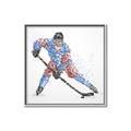 Picture of Dotted Player _GroupedProduct_Square_Mini_ _GroupedProduct_Square_Canvas_Framed_