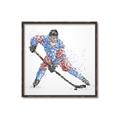 Picture of Dotted Player _GroupedProduct_Square_Mini_ _GroupedProduct_Square_Canvas_Framed_