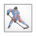 Picture of Dotted Player _GroupedProduct_Square_Mini_ _GroupedProduct_Square_Canvas_Framed_