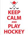 Picture of Keep Calm Play Hockey White  _GroupedProduct_Rectangle_Portrait_Mini_ _GroupedProduct_Rectangle_Portrait_Unframed_Print_Only_